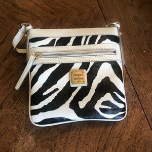 Dooney & Bourke genuine leather zebra handbag